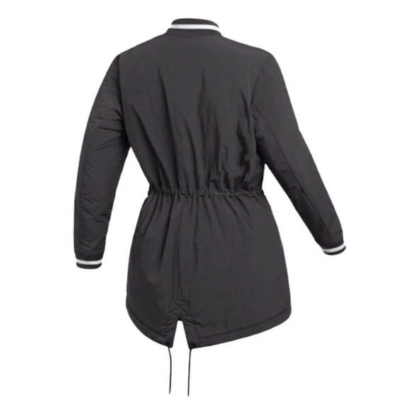 Nike Black Jacket with White Trim - Picture 2 of 3